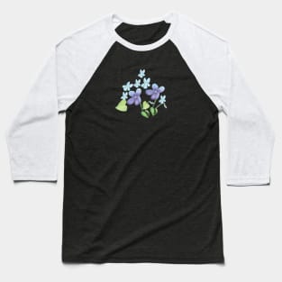 Violets In Spring Baseball T-Shirt